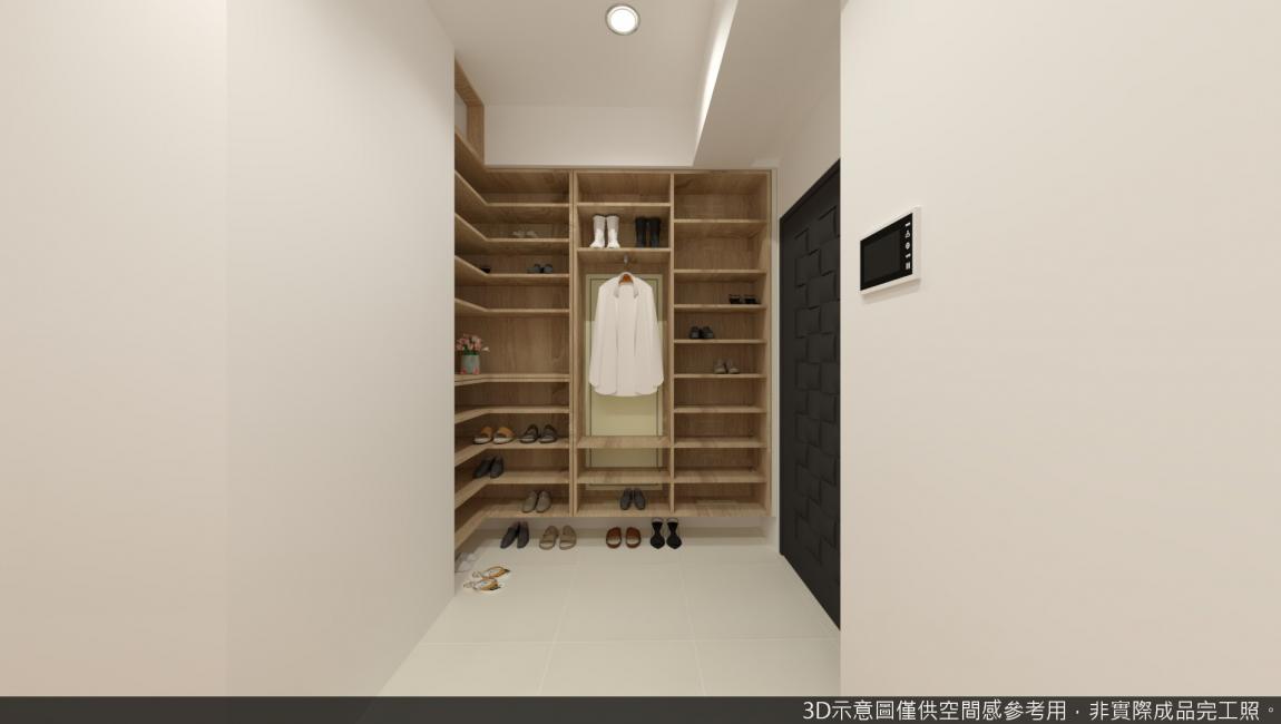 鞋櫃-3D渲染圖
