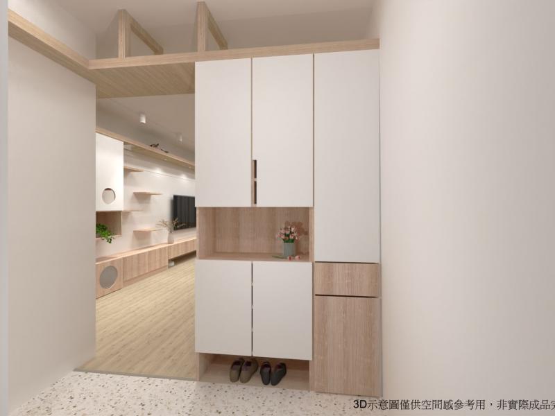 玄關結合鞋櫃