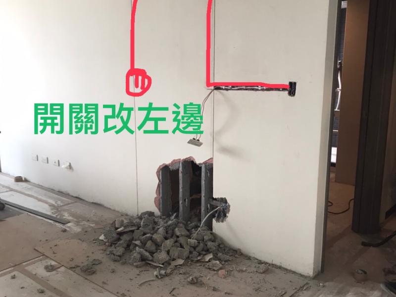 變更門位置