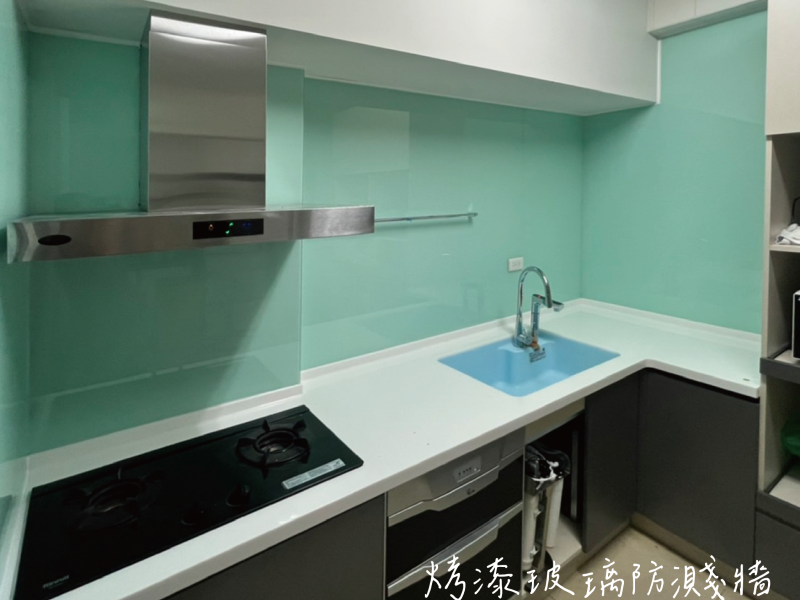 烤漆玻璃防濺牆