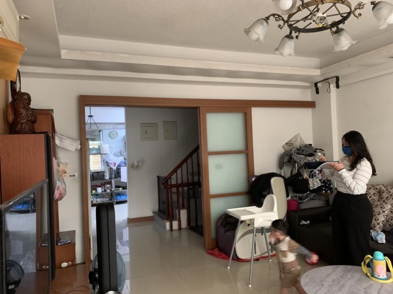 電視牆施工前