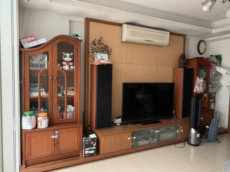 電視牆施工前