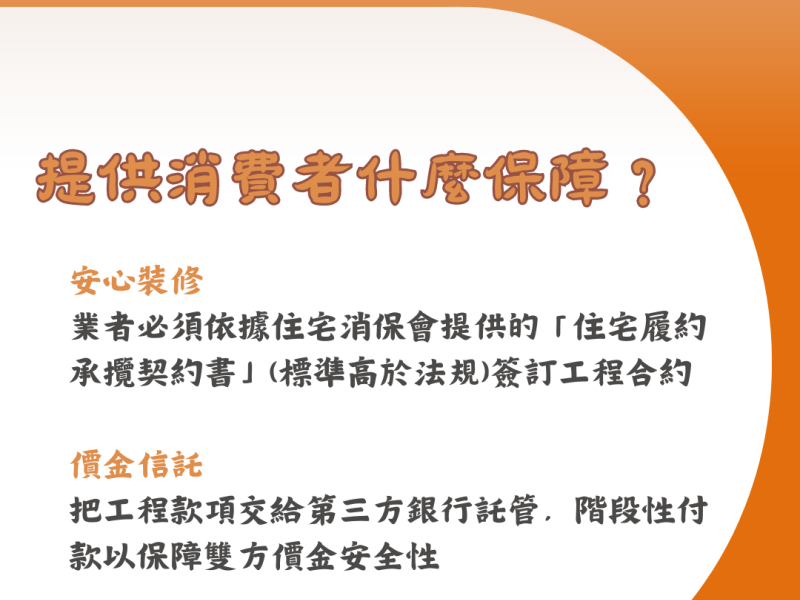 提供消費者什麼保障？
