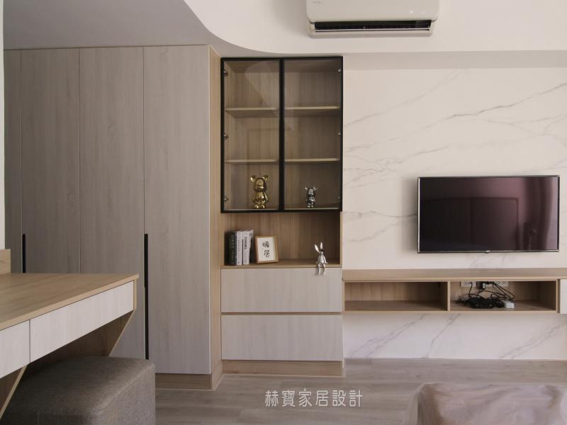 主臥、義大利塗料電視牆